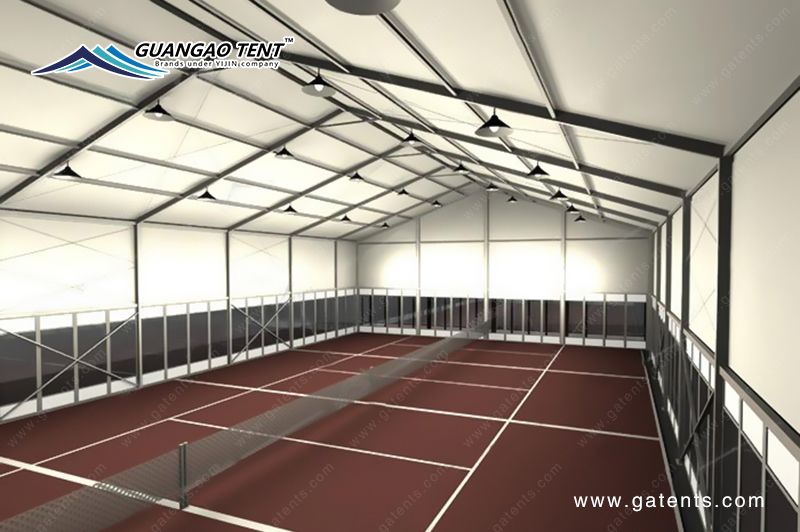 Carpa para sala de tenis