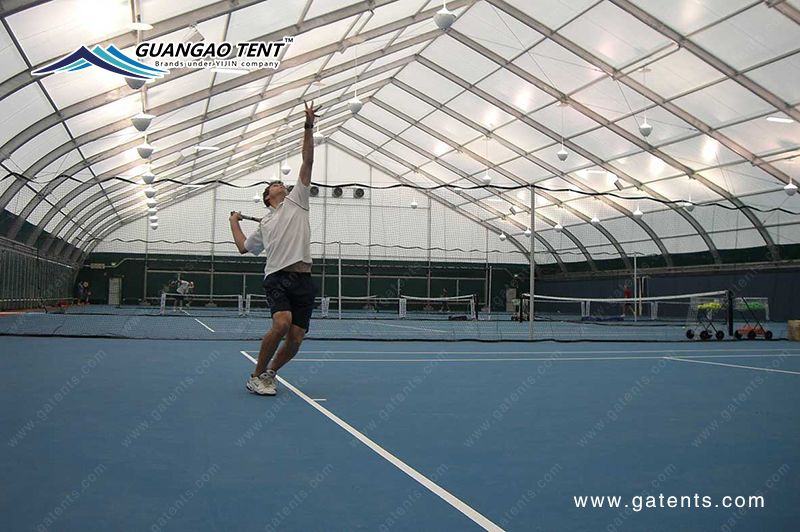 Carpa para sala de tenis